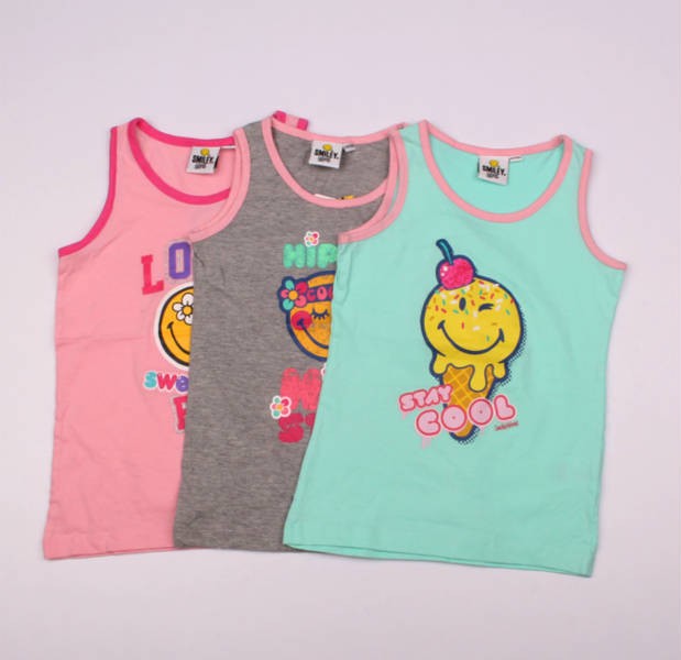 تاپ دخترانه 11016 سایز 2 تا 7 سال مارک SMILEY