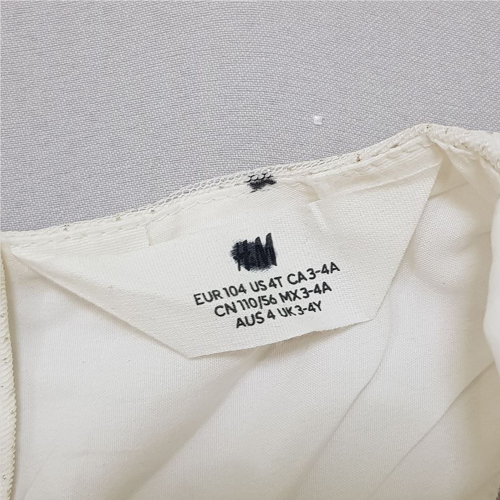 سارافون دخترانه 27746 سایز 1.5 تا 12 سال  مارک H&M   *