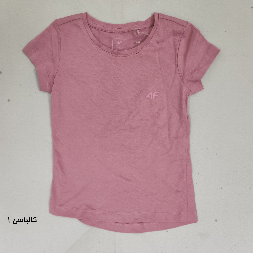 تی شرت دخترانه 28241 سایز 7 تا 14 سال کد 2 مارک 4F