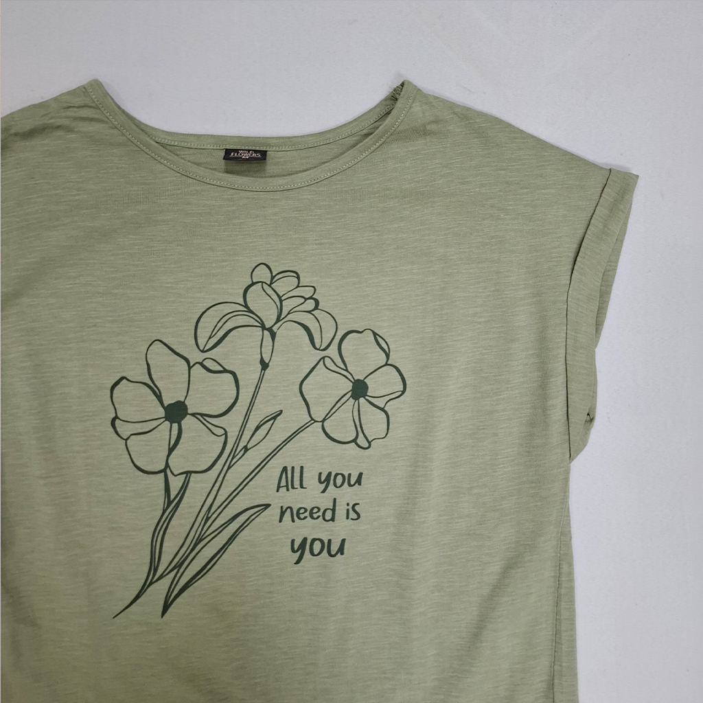 تی شرت زنانه 28301 مارک Wild Flower
