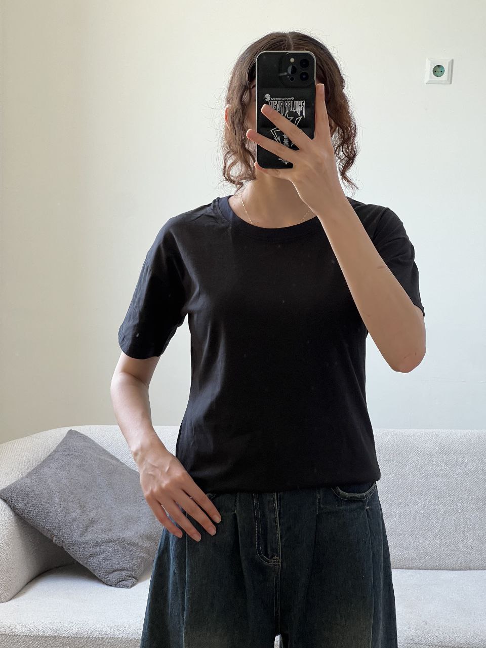 تیشرت نخ پنبه زنانه کد 417708