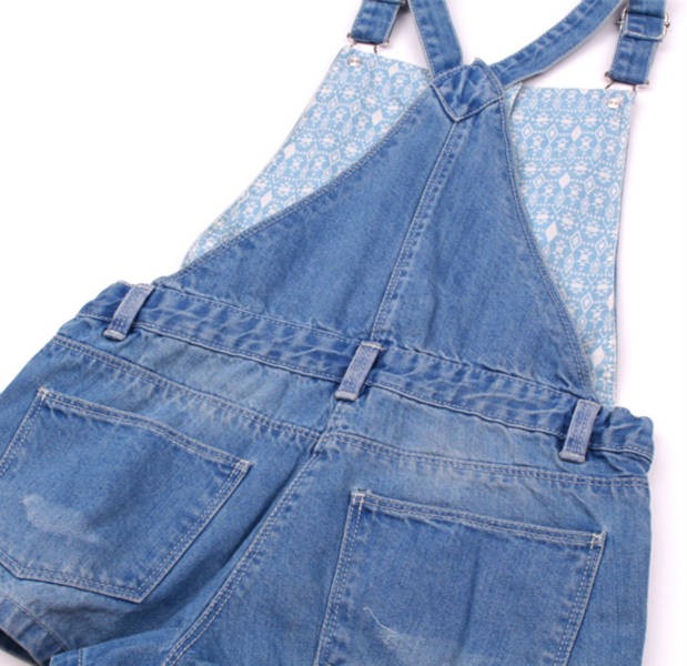 پیشبندار جینز دخترانه 100993 سایز 9 تا 16 سال مارک CANDY GUTUE