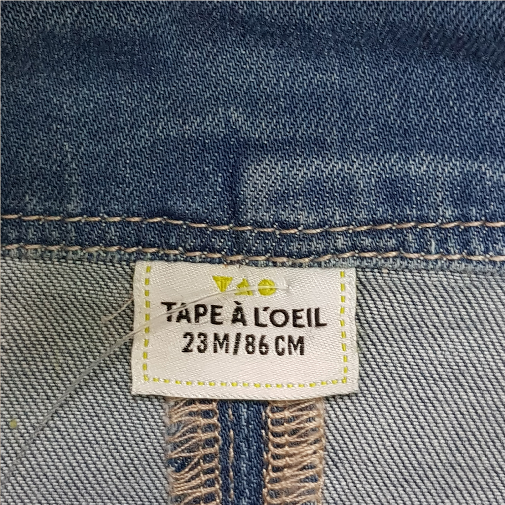 پیشبندار سارافونی دخترانه 28197 سایز 1 تا 36 ماه مارک Tapea Loeil   *