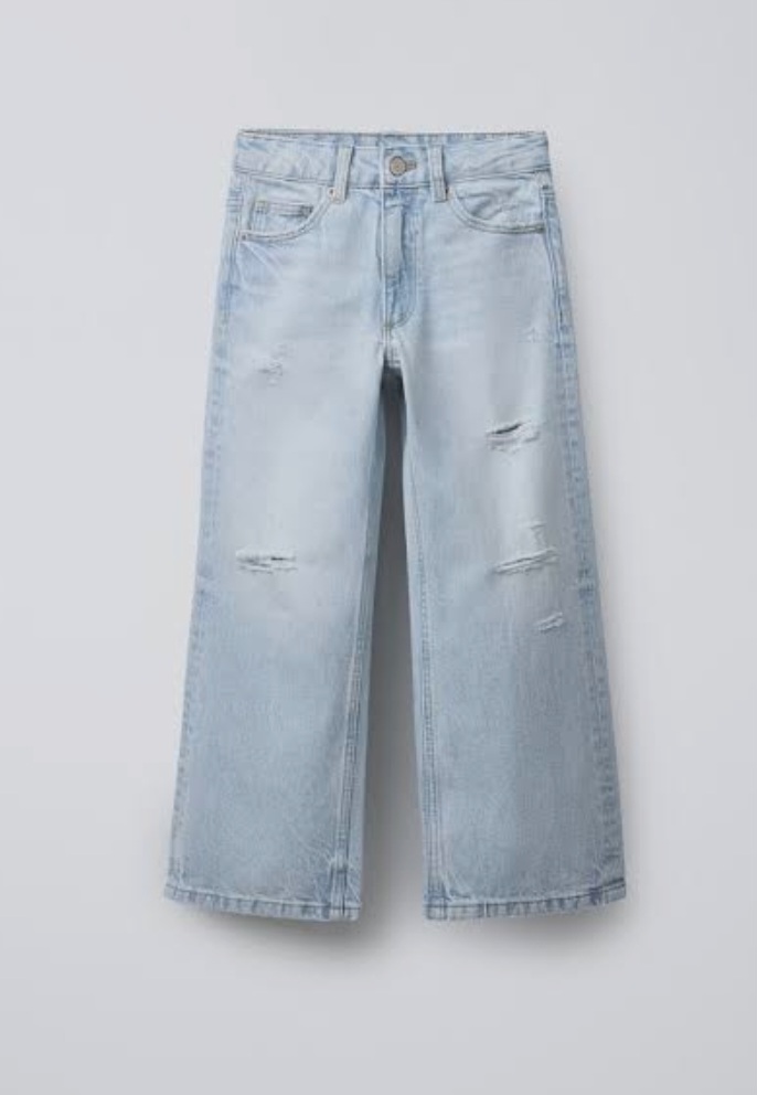 شلوار جینز دخترانه 28389 سایز 6 تا 14 سال مارک ZARA