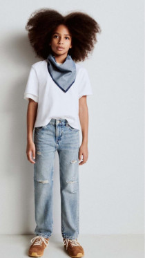 شلوار جینز دخترانه 28389 سایز 6 تا 14 سال مارک ZARA