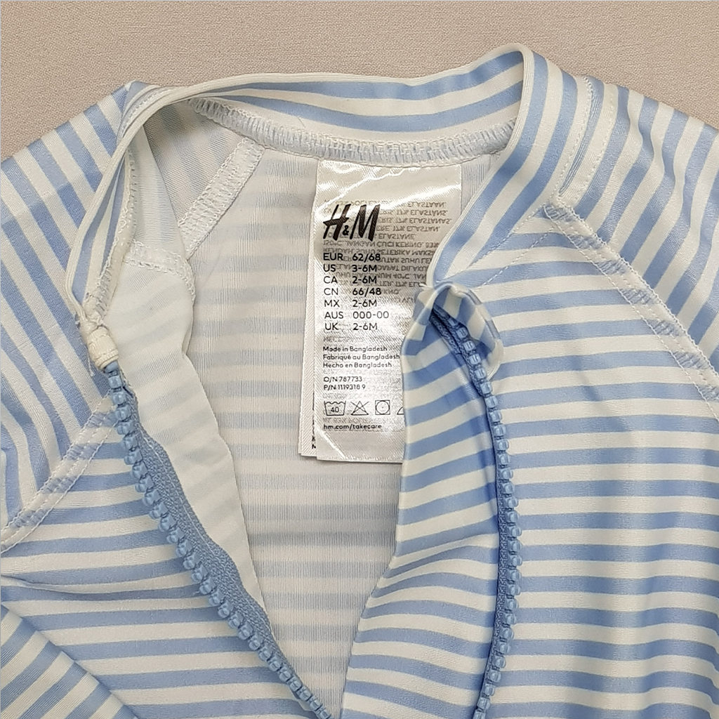 مایو دخترانه 28386 سایز 3 ماه تا 14 سال کد 14 مارک H&M   *