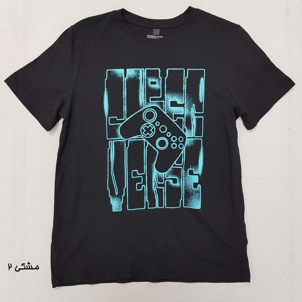 تی شرت پسرانه 28404 سایز 9 تا 15 سال کد 18 مارک H&M