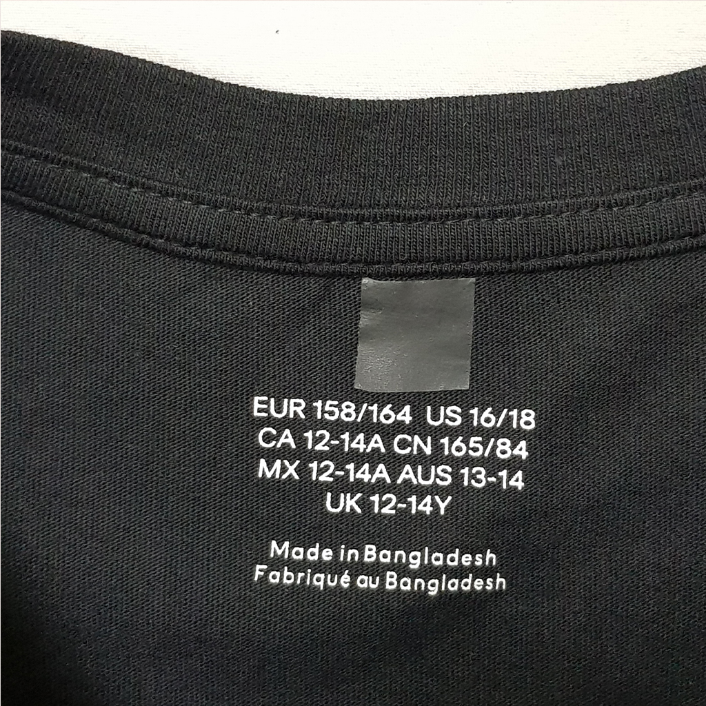 تی شرت پسرانه 28404 سایز 9 تا 15 سال کد 18 مارک H&M