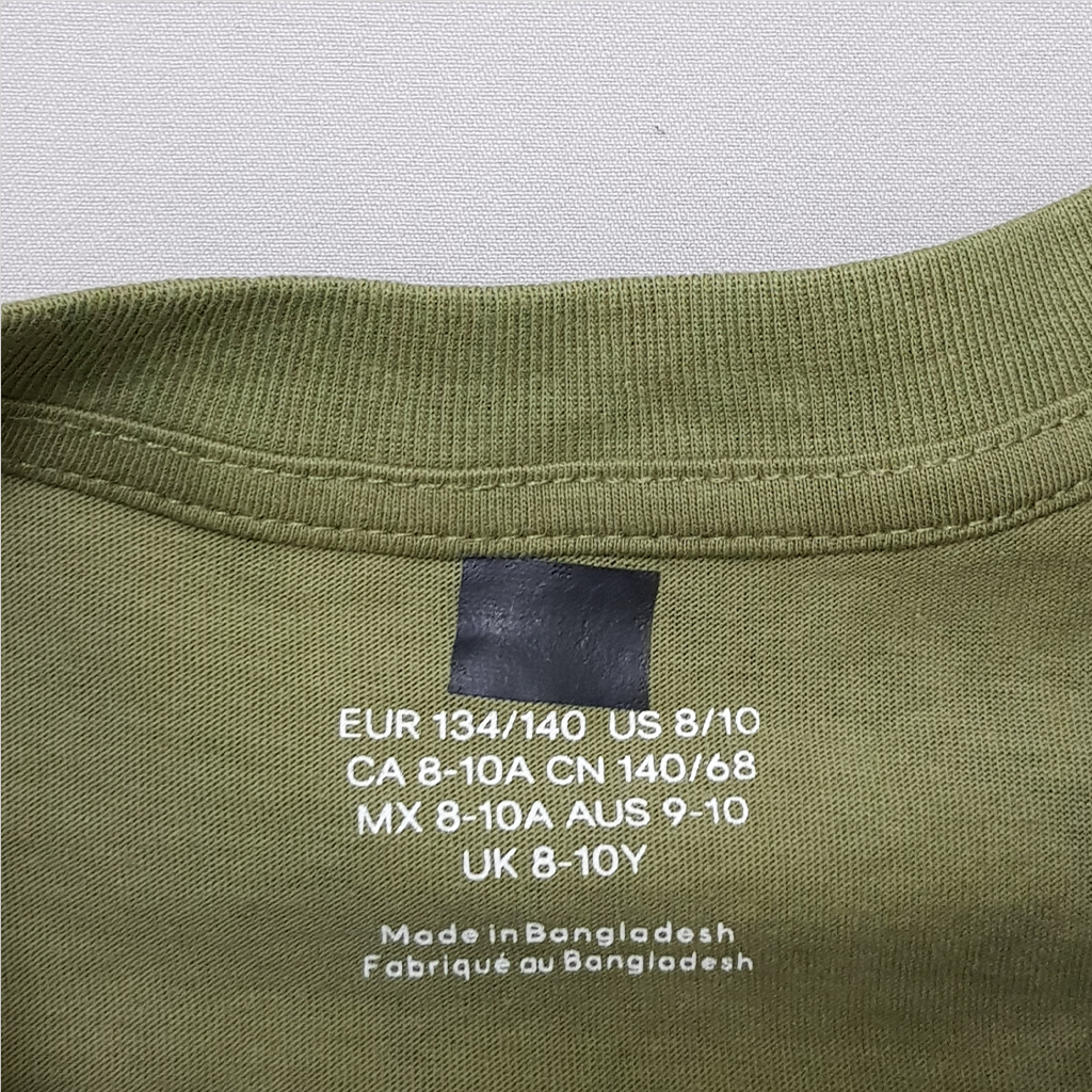 تی شرت پسرانه 28404 سایز 9 تا 15 سال کد 22 مارک H&M   *