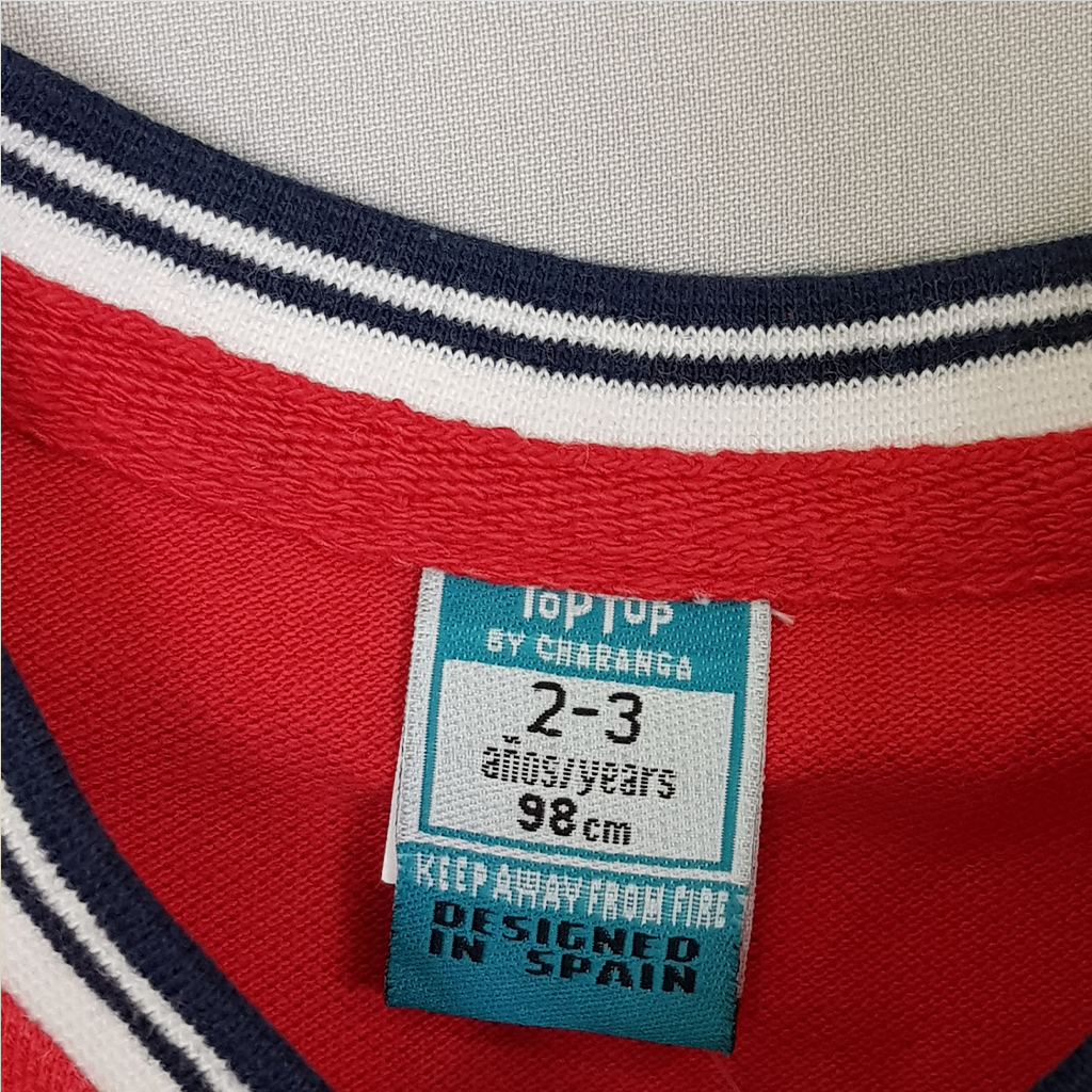 تی شرت پسرانه 28454 سایز 2 تا 12 سال مارک TOP TOP