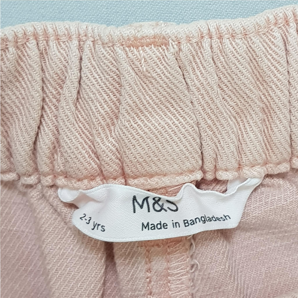 شلوار جینز دخترانه 28424 سایز 2 تا 6 سال مارک M&S