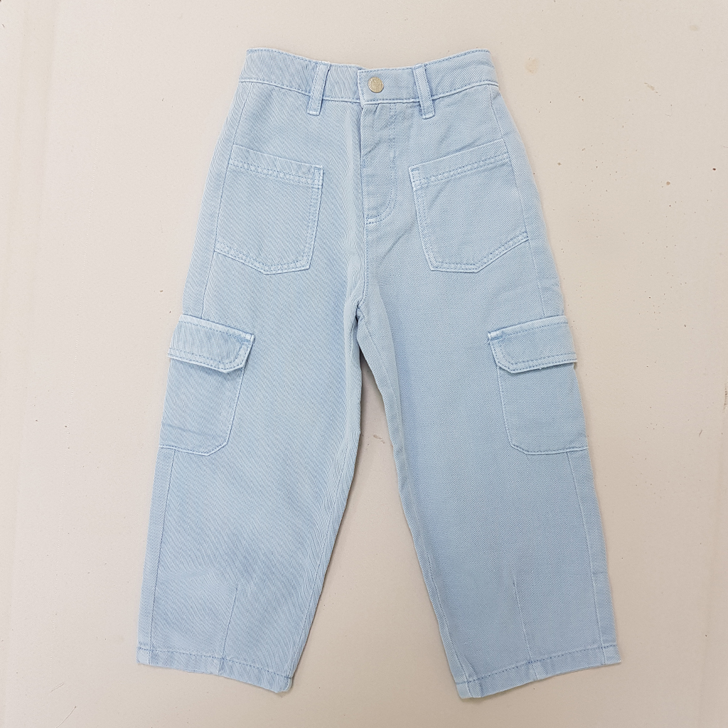 شلوار جینز دخترانه 28424 سایز 2 تا 6 سال مارک M&S