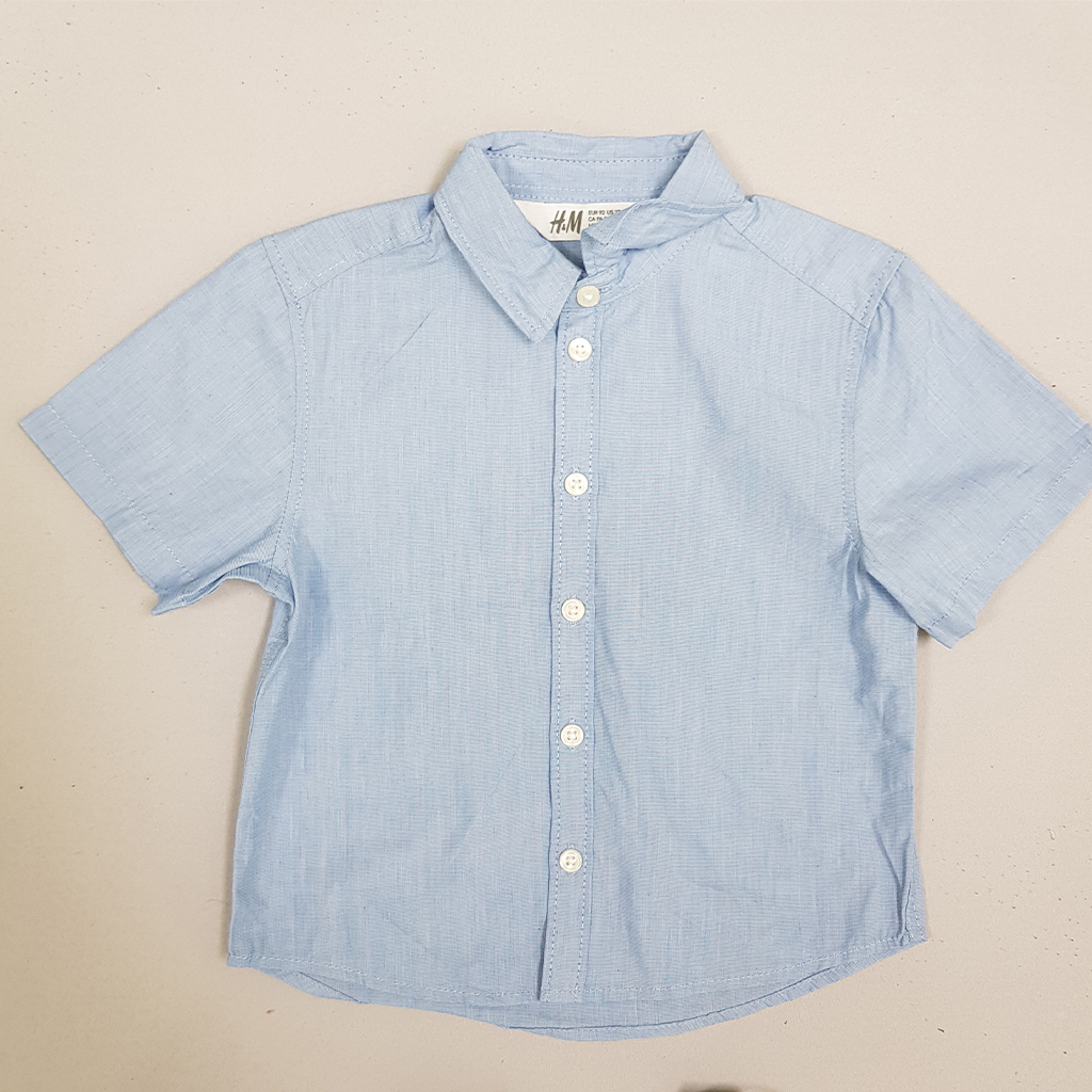 ست پیراهن و شلوار ساسبندار پسرانه 28439 سایز 1.5 تا 10 سال مارک H&M