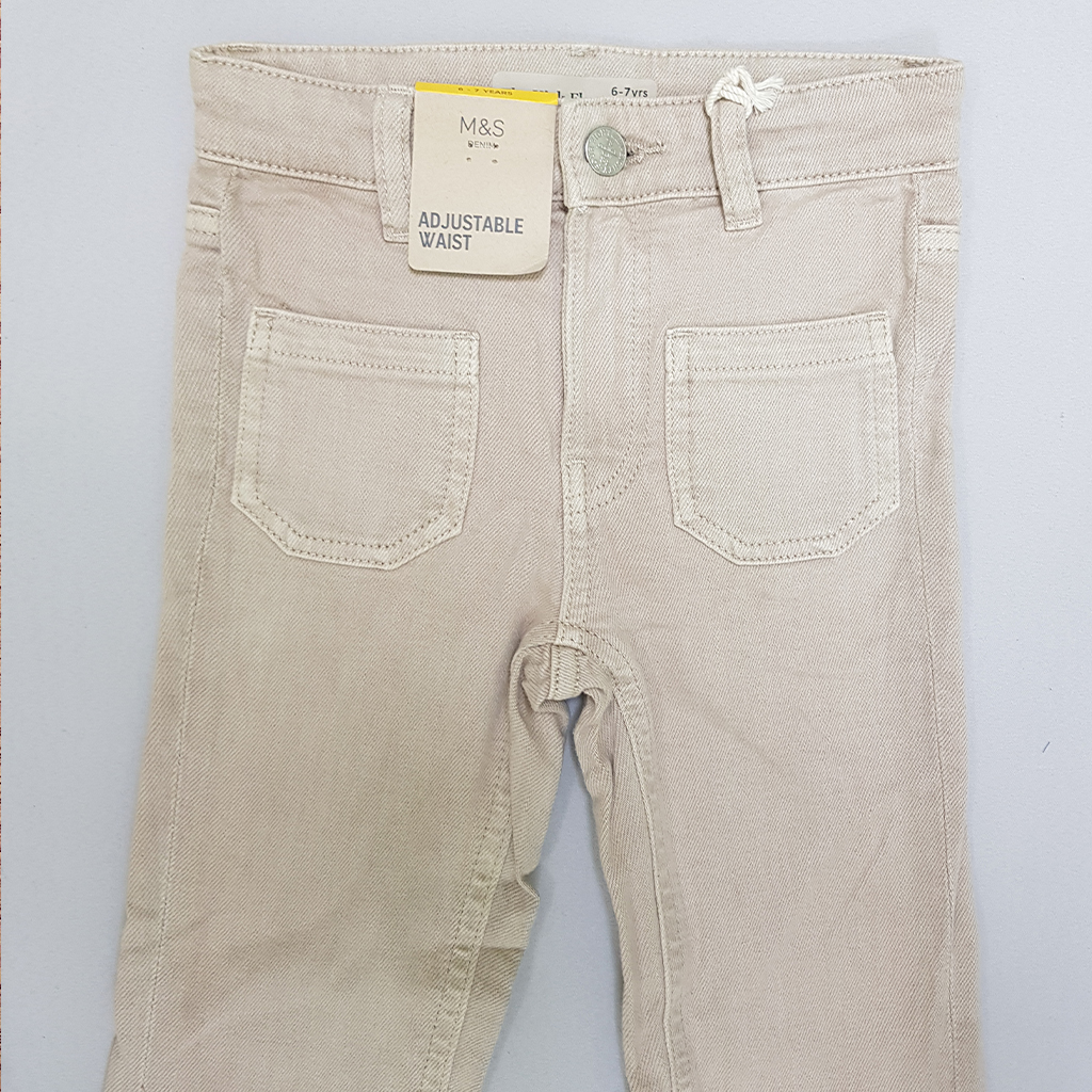 شلوار جینز بوت کات دخترانه 28440 سایز 6 تا 16 سال مارک M&S