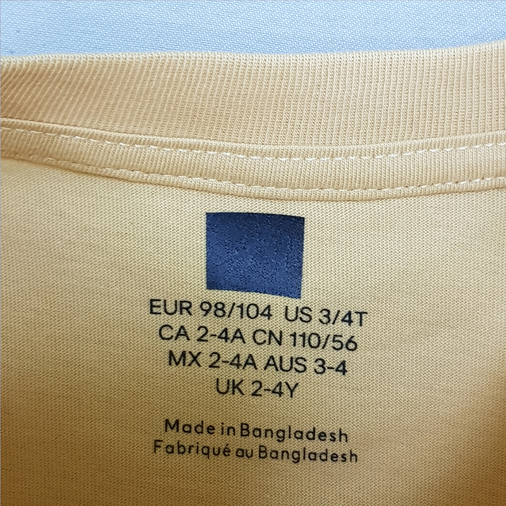 تی شرت پسرانه 28524 سایز 3 تا 12 سال کد 6 مارک H&M