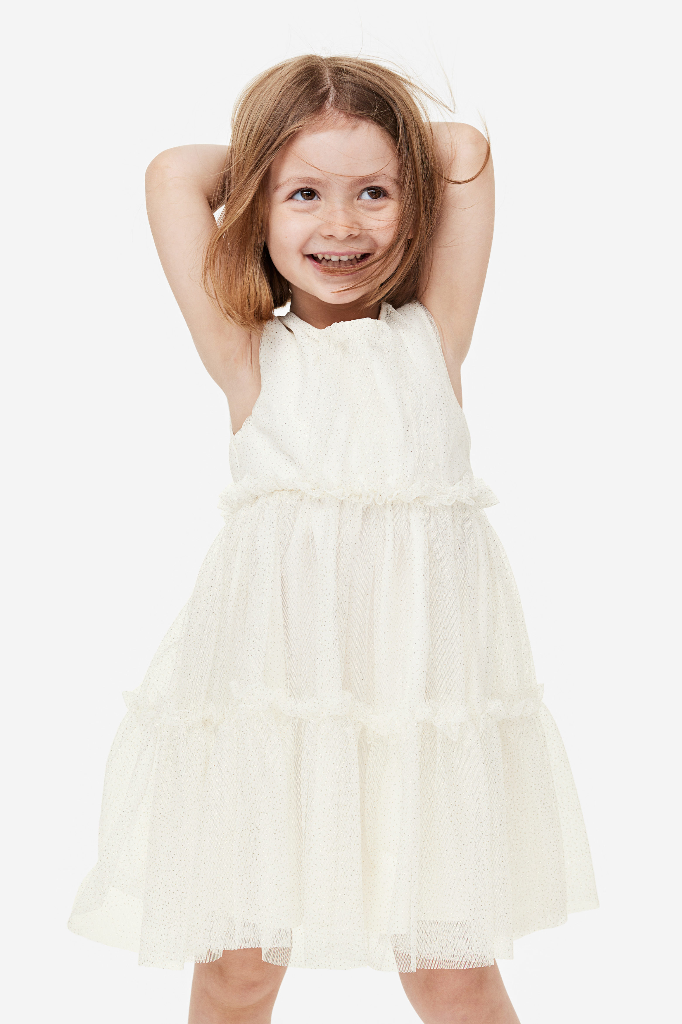 سارافون دخترانه 28504 سایز 2 تا 10 سال کد 2 مارک H&M