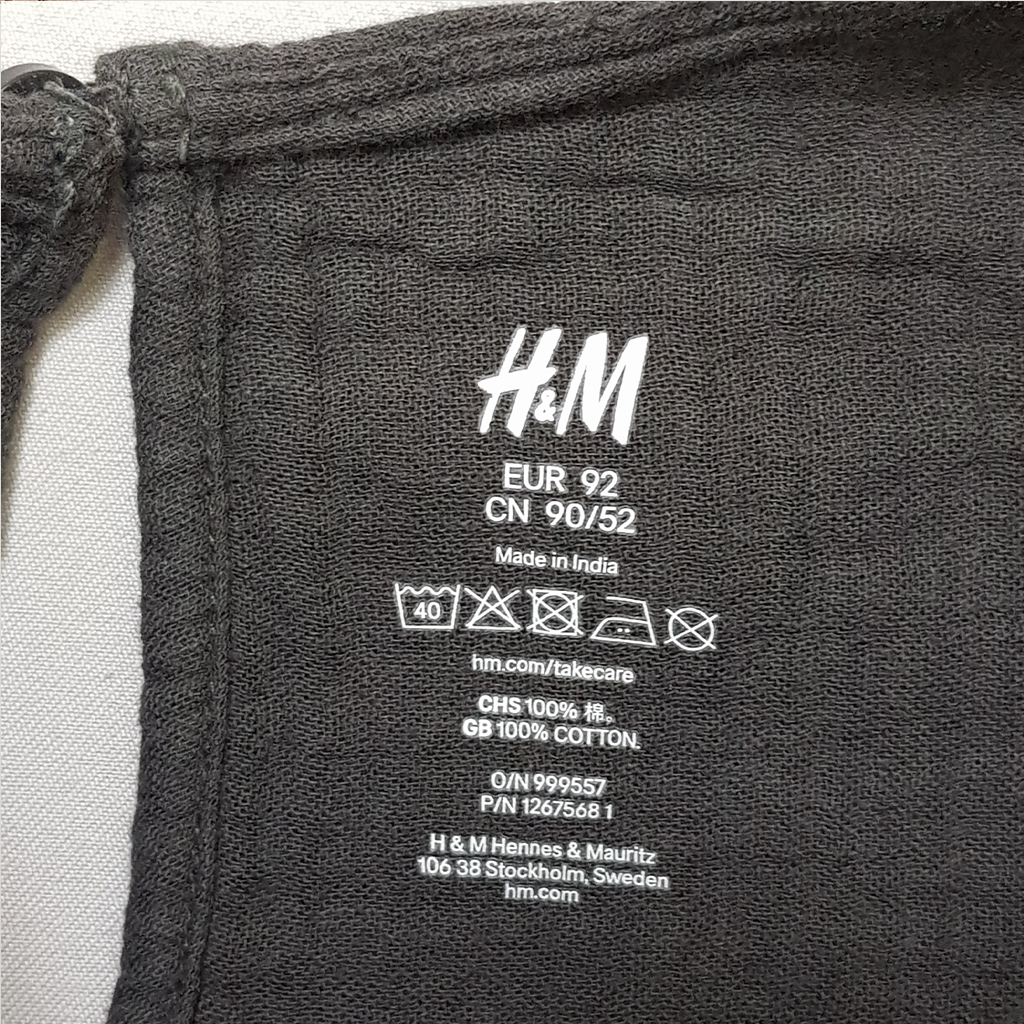 سارافون دخترانه 28472 سایز 1.5 تا 11 سال مارک H&M