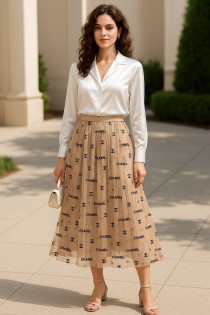 دامن دورو حریر زنانه کد 417917