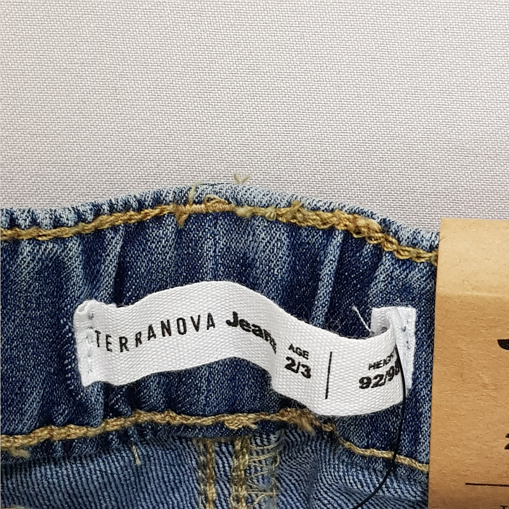 شلوار جینز دخترانه 28490 سایز 2 تا 7 سال مارک Terranova   *