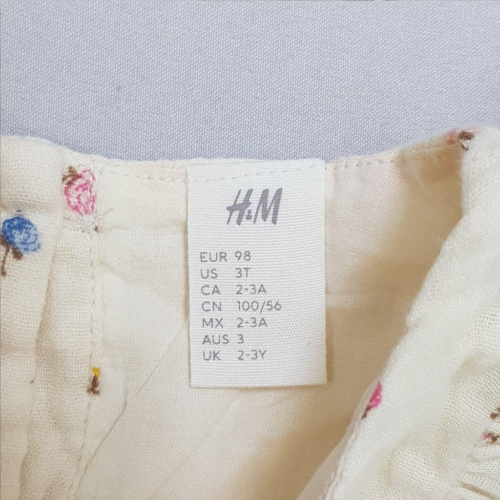 سارافون دخترانه 28492 سایز 4 ماه تا 3 سال مارک H&M