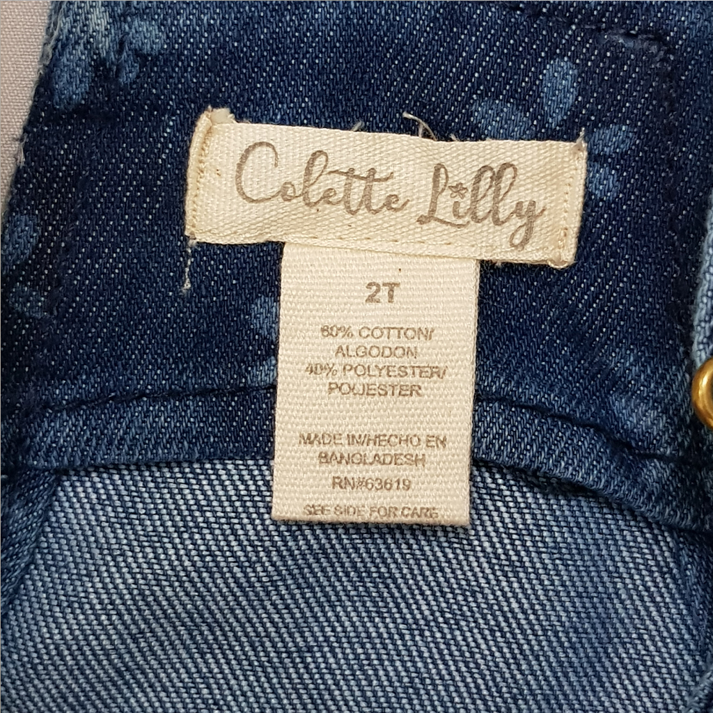 ست دو تکه دخترانه 28517 سایز 2 تا 6 سال مارک Colette Lilly