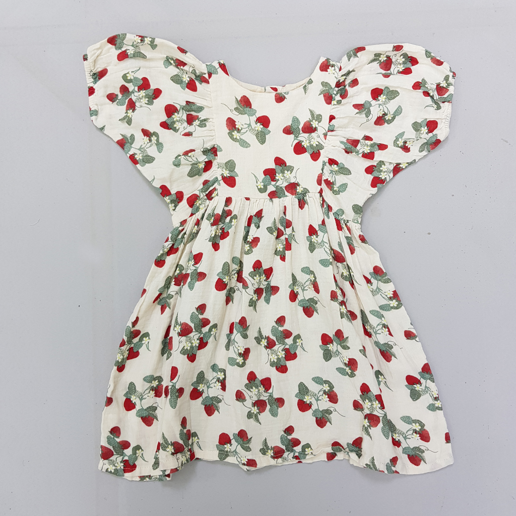 سارافون دخترانه 28586 سایز 4 ماه تا 3 سال مارک H&M