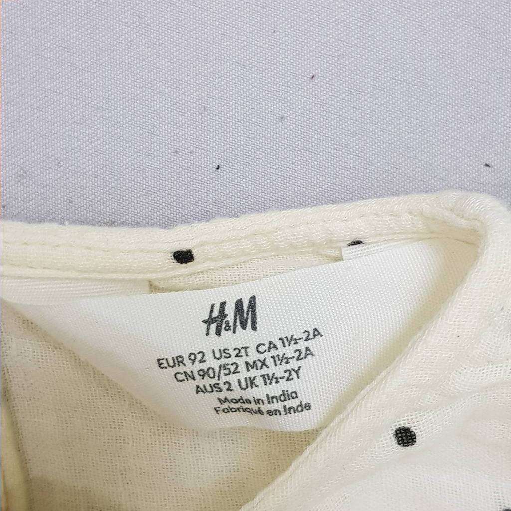 سارافون دخترانه 28593 سایز 1.5 تا 10 سال مارک H&M