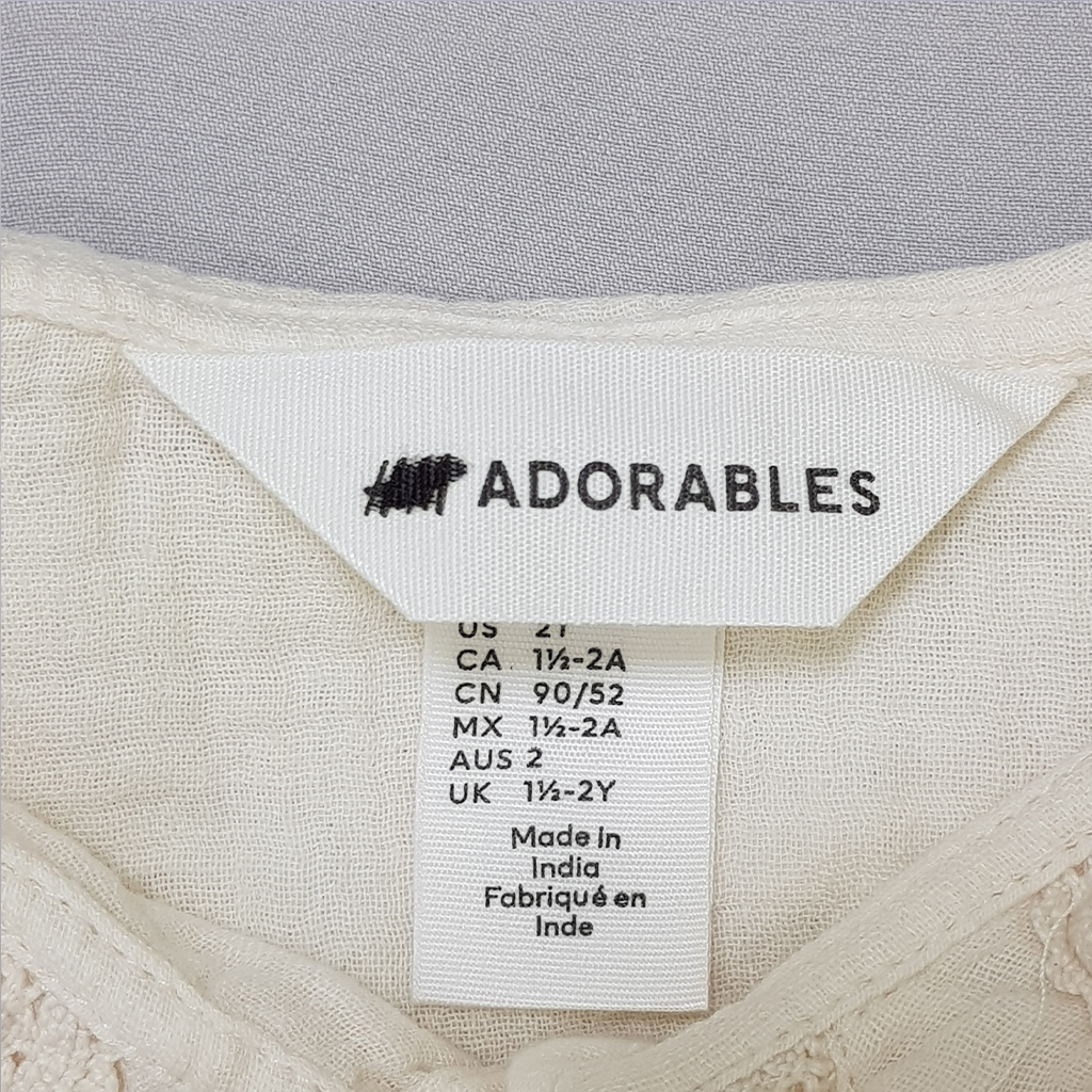 شومیز دخترانه 28606 سایز 4 ماه تا 10 سال مارک H&M   *