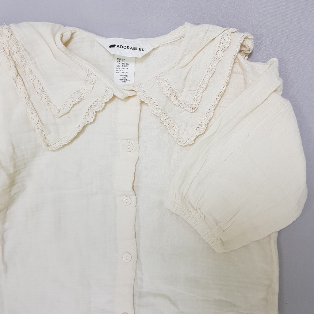 شومیز دخترانه 28606 سایز 4 ماه تا 10 سال مارک H&M   *