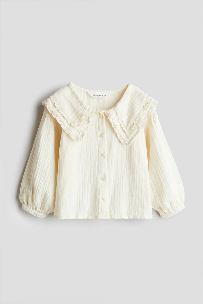 شومیز دخترانه 28606 سایز 4 ماه تا 10 سال مارک H&M   *