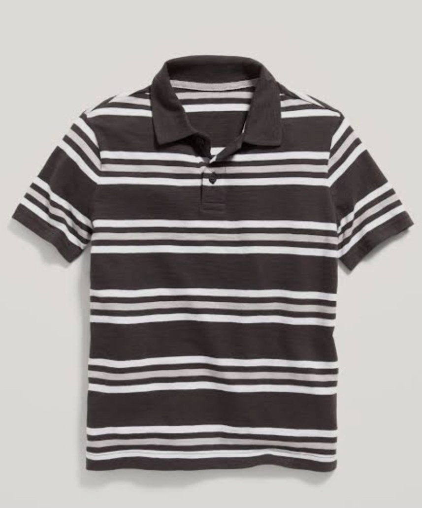 تی شرت یقه دار پسرانه 28693 سایز 5 تا 16 سال مارک OLD NAVY