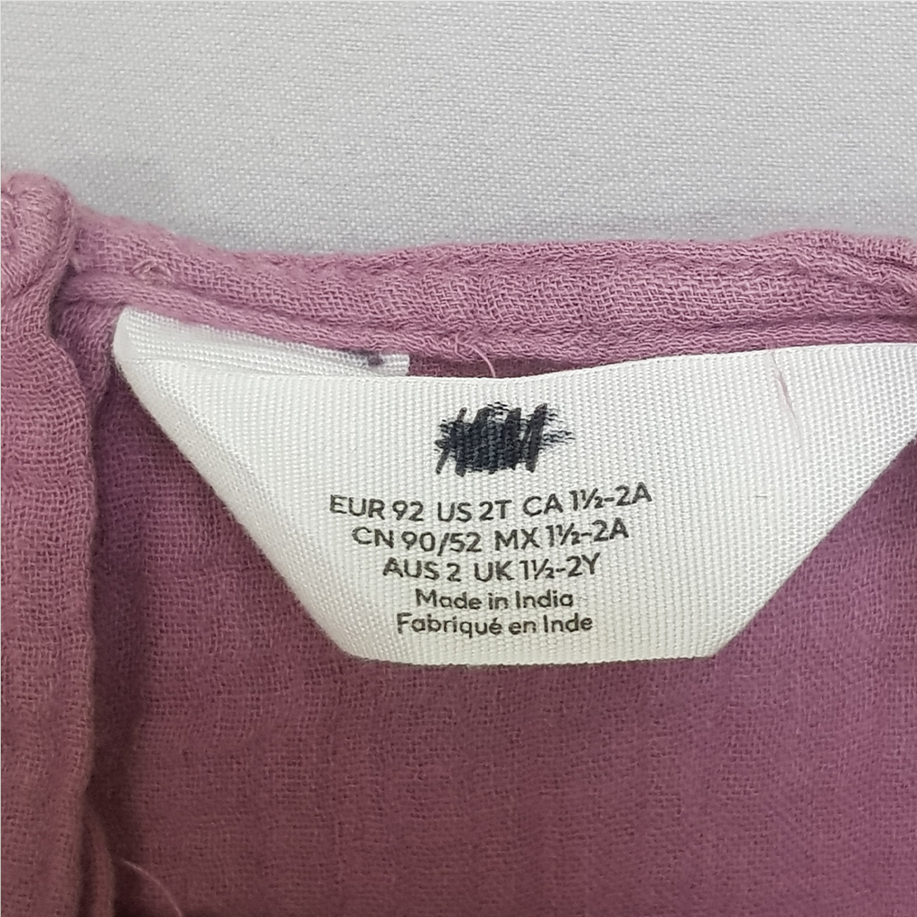 سارافون دخترانه 28630 سایز 1.5 تا 10 سال مارک H&M