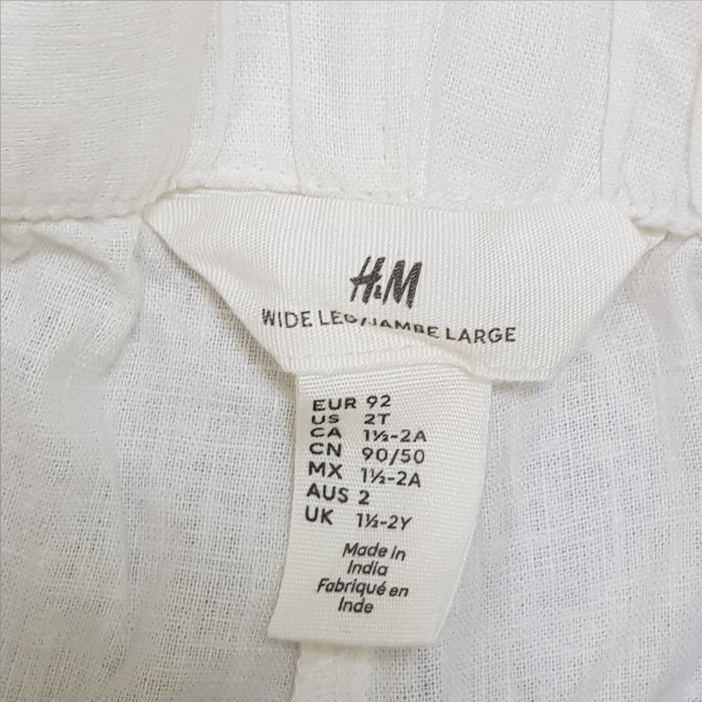 شلوار دخترانه 28620 سایز 1.5 تا 8 سال کد 3 مارک H&M