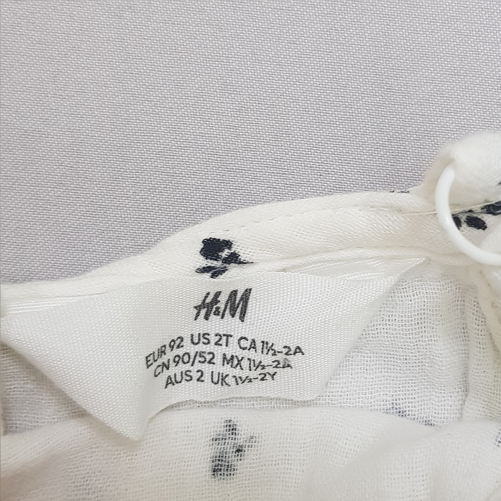 سارافون دخترانه 28629 سایز 1.5 تا 10 سال مارک H&M   *