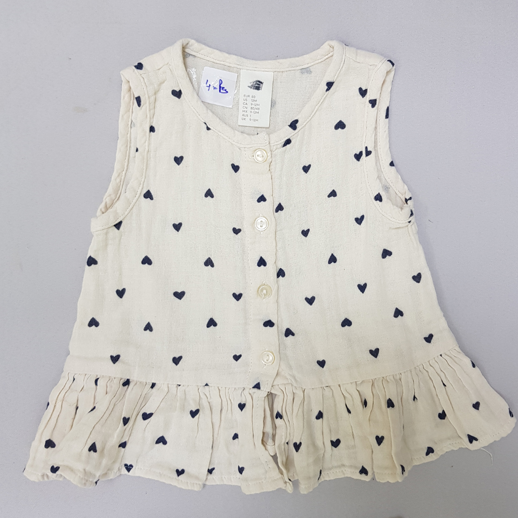 ست دخترانه 28653 سایز 9 ماه تا 4 سال کد 2 مارک H&M