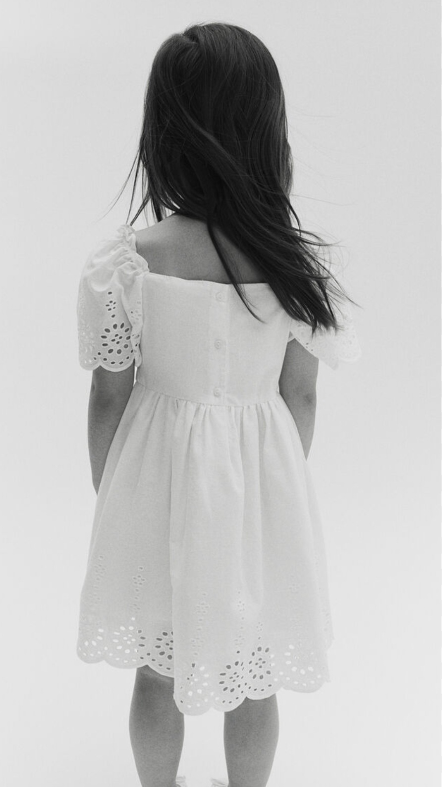 سارافون دخترانه 28637 سایز 2 تا 10 سال مارک H&M