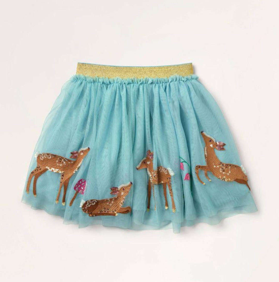 دامن دخترانه 28667 سایز 5 تا 8 سال کد 13 مارک Mini BODEN