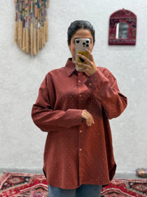 شومیز نگین دار زنانه کد 418029