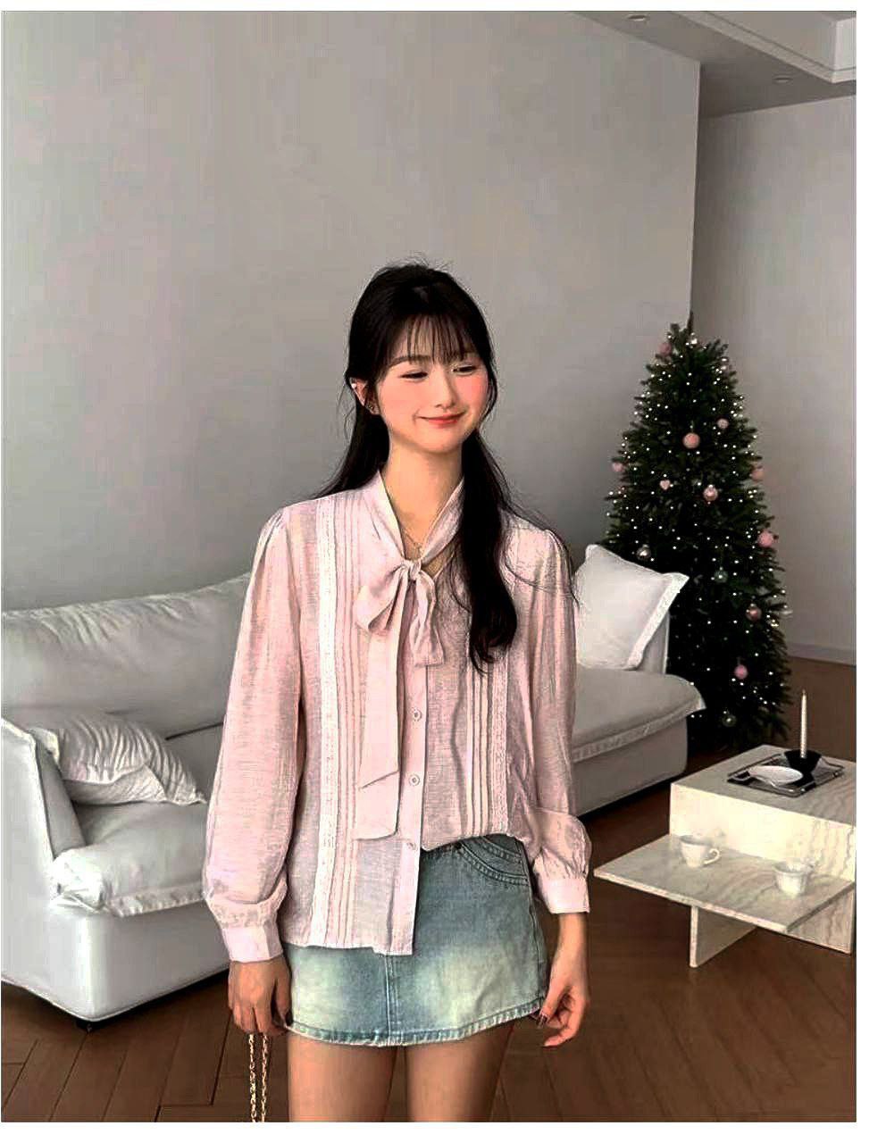 شومیز حریر زنانه کد 418060