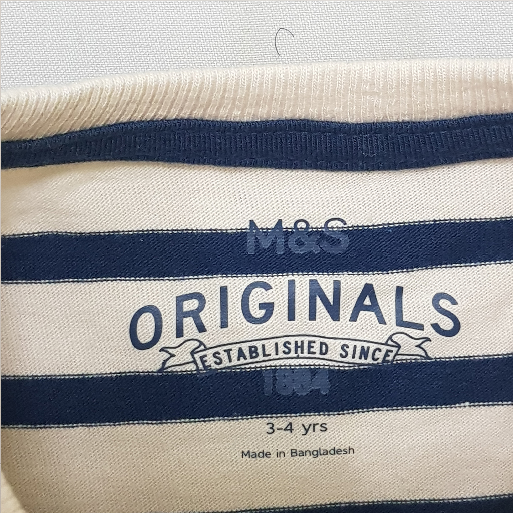 ست دو تکه پسرانه 28728 سایز 2 تا 6 سال کد 2 مارک M&S