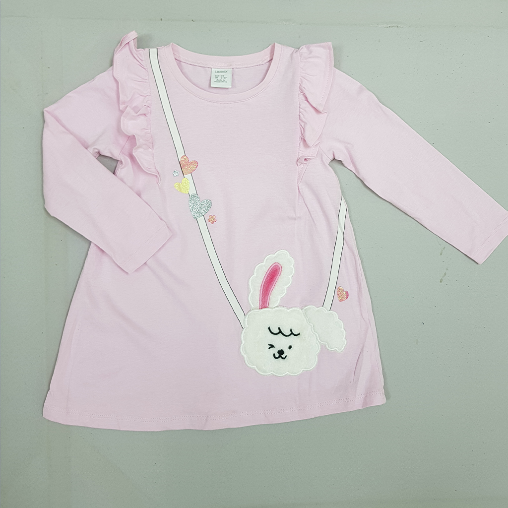 سارافون دخترانه 28781 سایز 1.5 تا 8 سال مارک LINDEX
