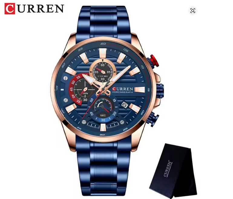 ساعت مچی مردانه برند CURREN 8415 کد 2256