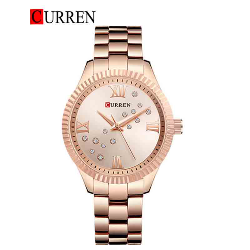 ساعت مچی زنانه برند CURREN 9009 کد 2168
