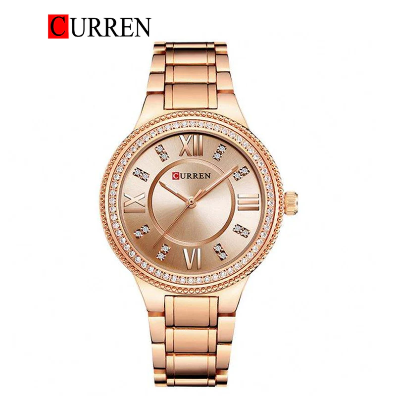 ساعت مچی زنانه برند CURREN 9004 کد 2170