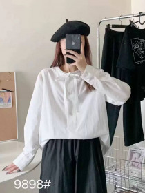 بلوز یقه بند دار زنانه کد 418123