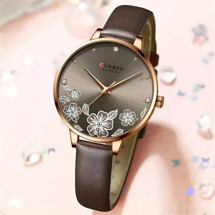 ساعت مچی زنانه برند CURREN 9068 کد 2175