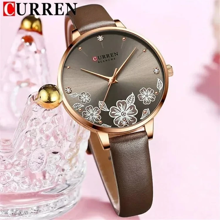 ساعت مچی زنانه برند CURREN 9068 کد 2175