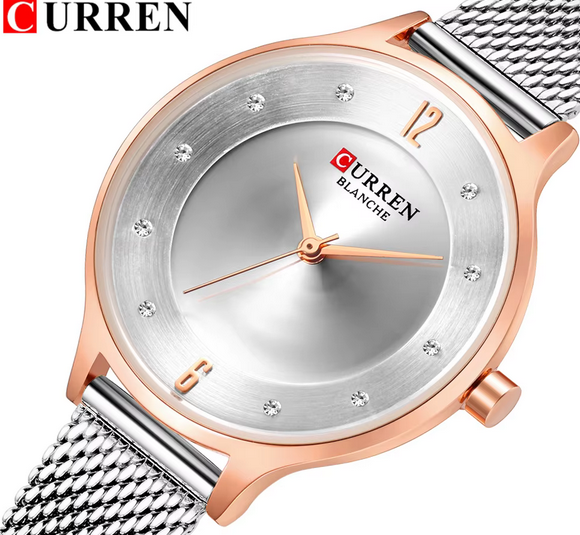 ساعت مچی زنانه برند CURREN 9036 کد 2302