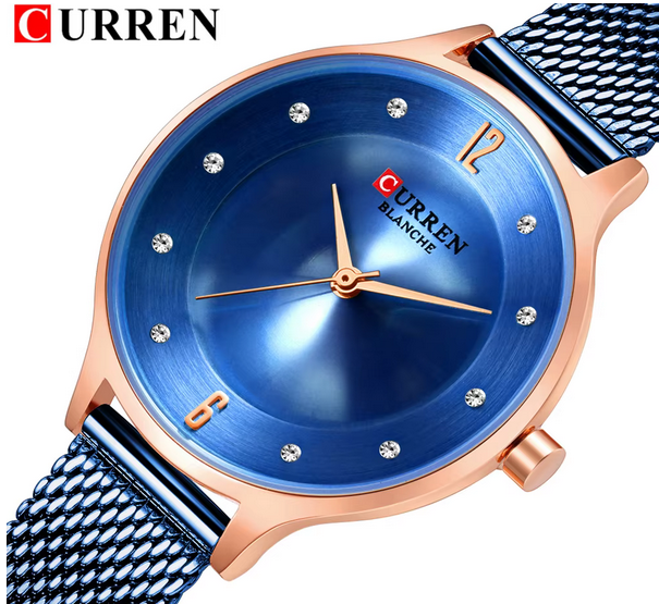ساعت مچی زنانه برند CURREN 9036 کد 2302
