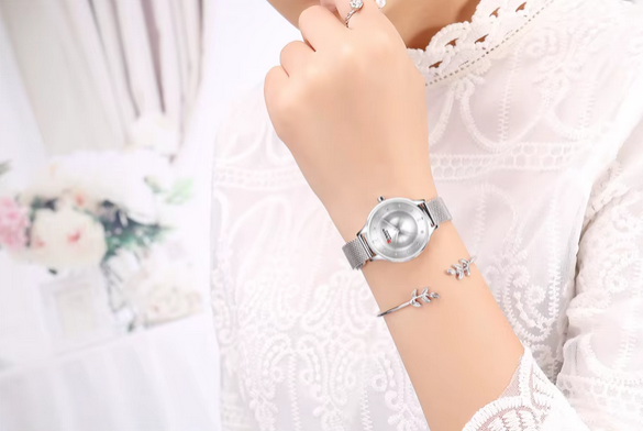 ساعت مچی زنانه برند CURREN 9036 کد 2302